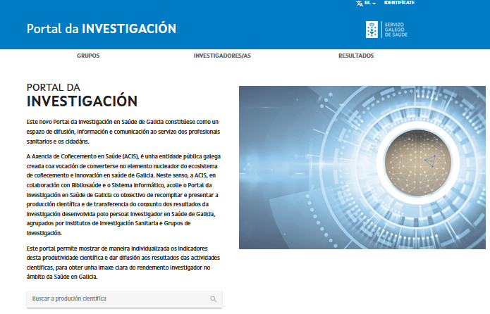 Imaxe Portal da investigación